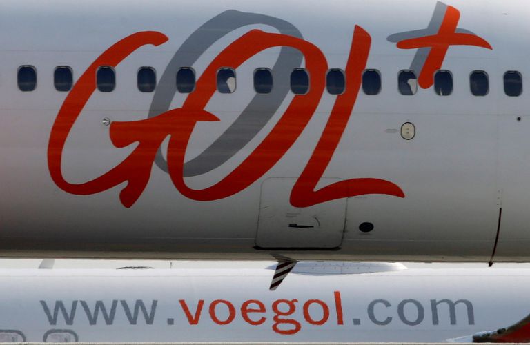 A Gol aircraft prepares to depart from Congonhas airport in Sao Paulo